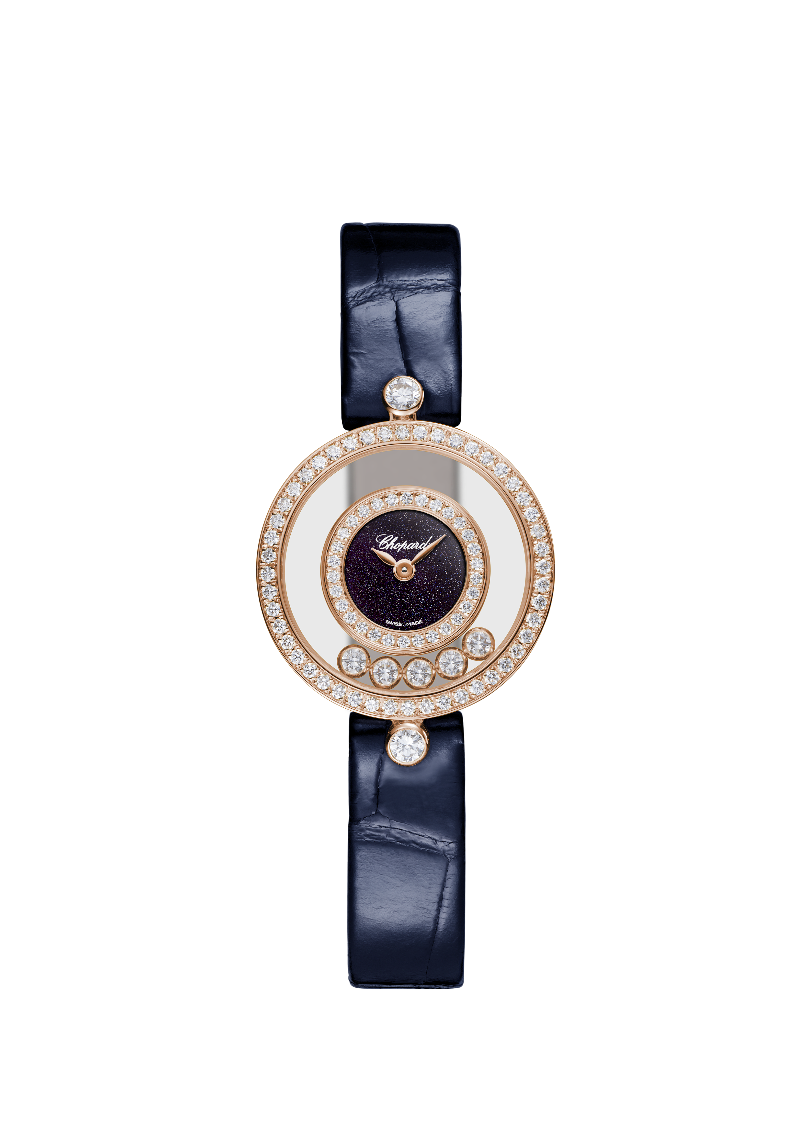 Chopard 限定版 ブラック 時計ハッピースポーツダイヤモンド3pクォーツ ハッピーダイヤモンド アイコン 日本限定エディション ラグジュアリー