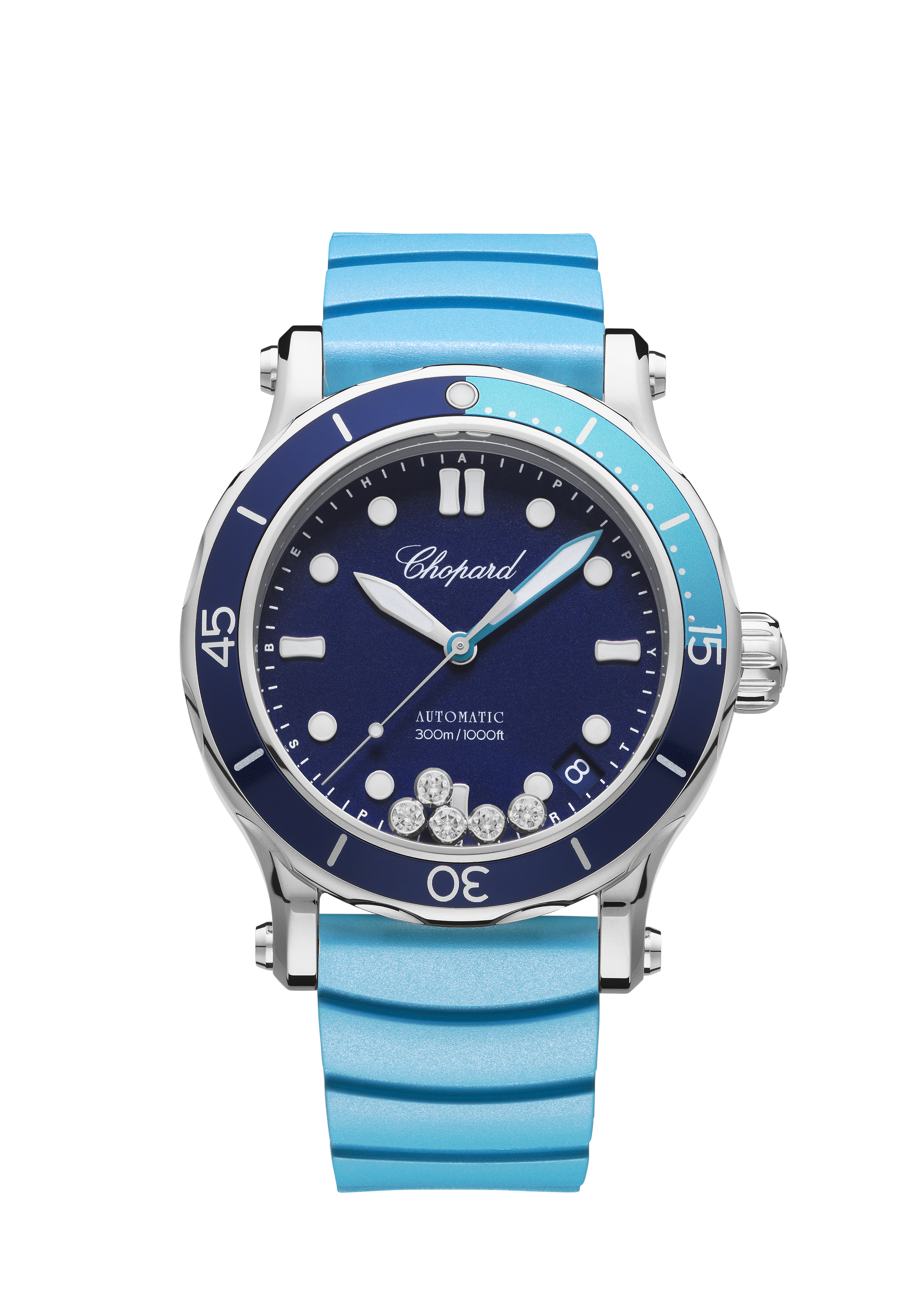 Luxury Women diamond watch Happy Ocean | Chopard® 278587-3001