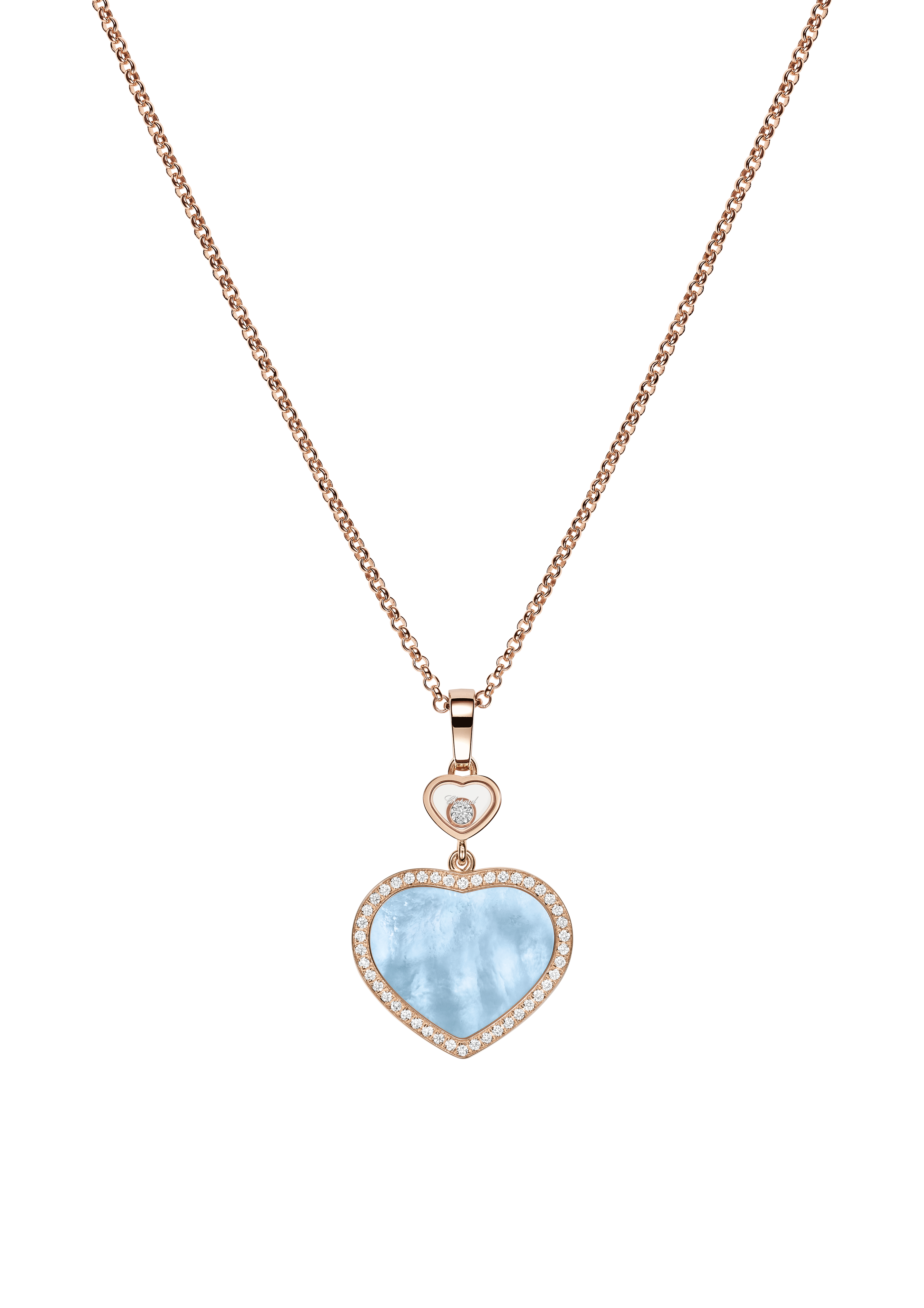 Luxury Diamond Pendant Happy Hearts | Chopard® 79A074-5340