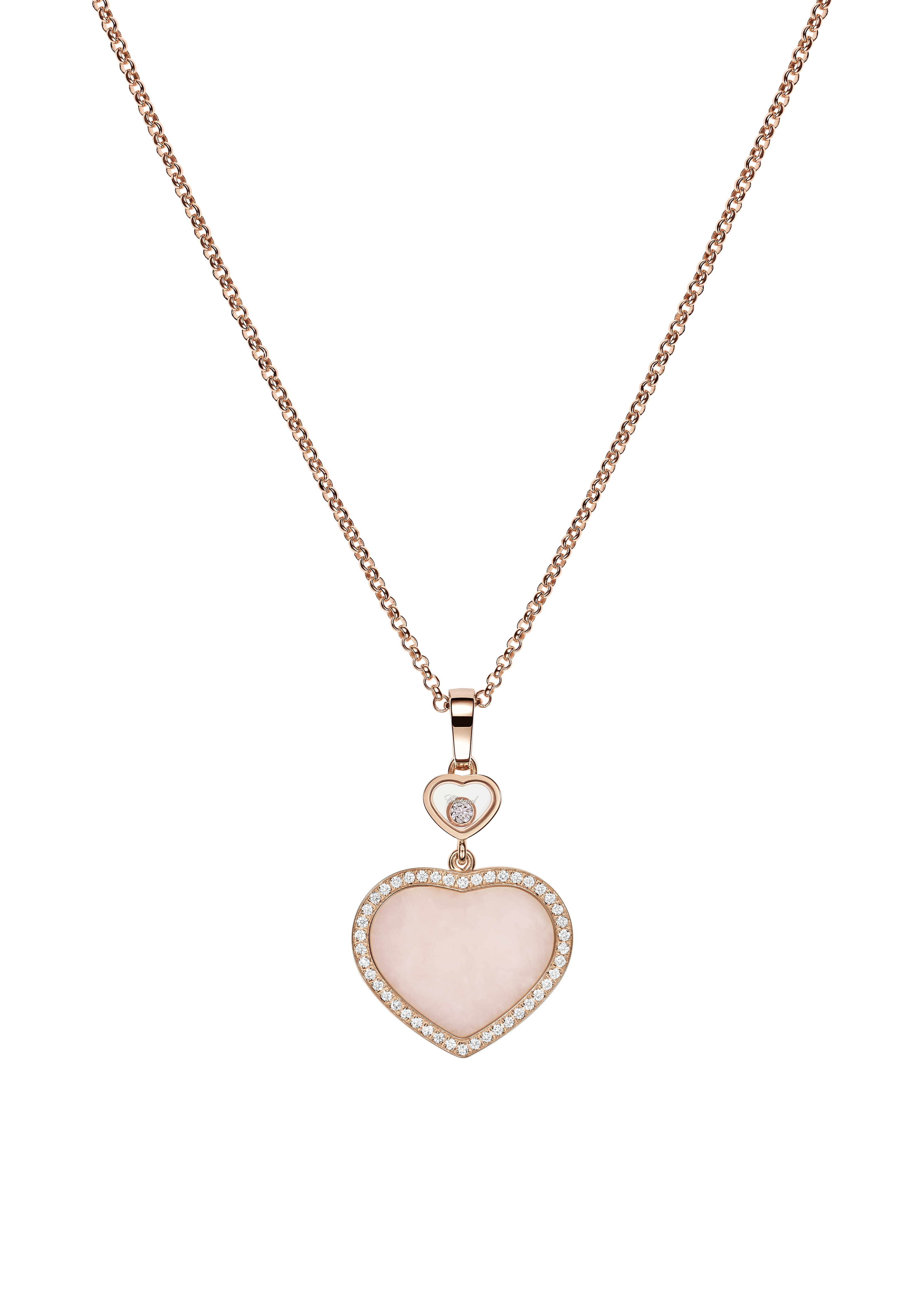 Luxury Diamond Pendant Happy Hearts | Chopard® 79A074-5620