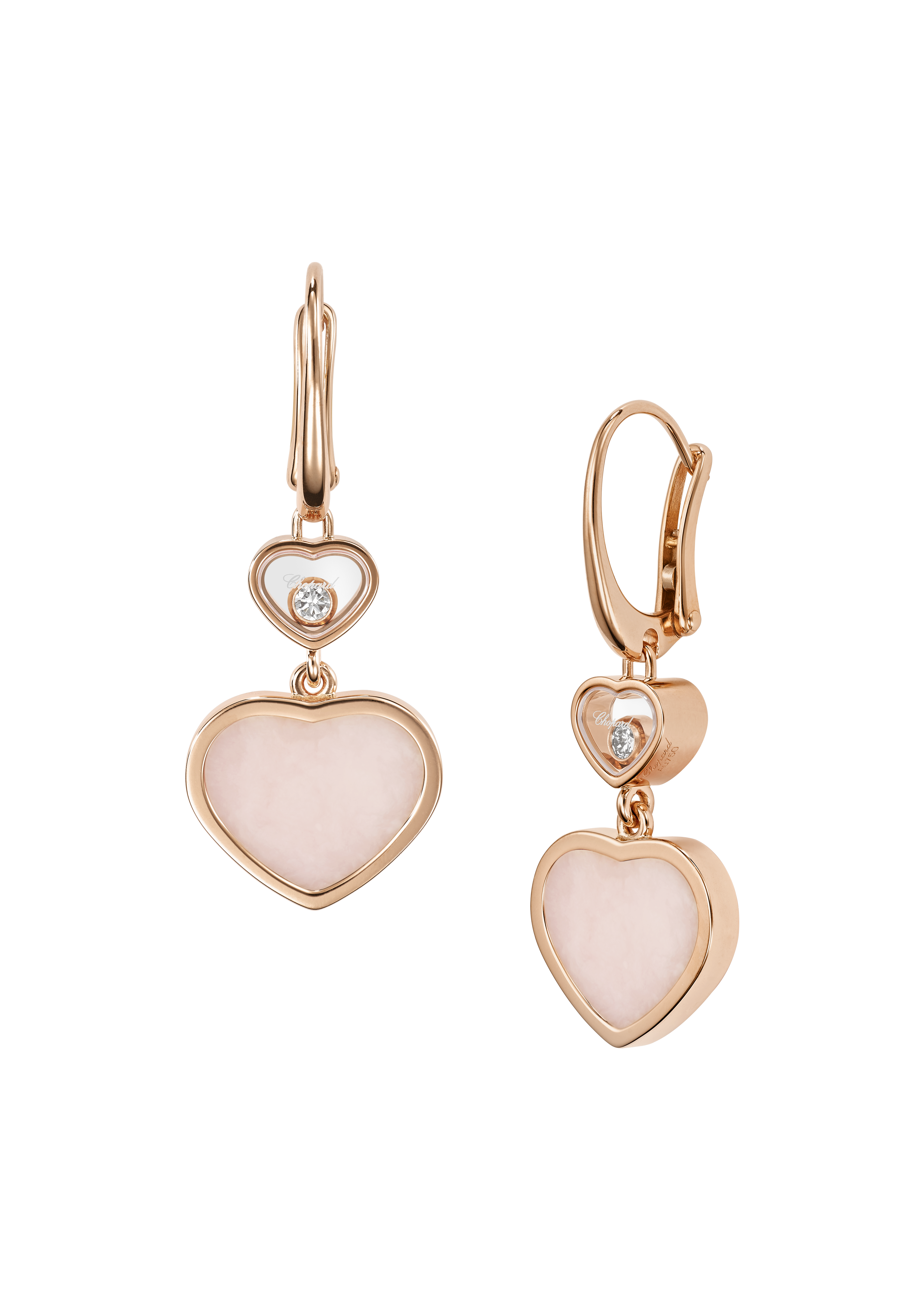 Luxury Diamond Earrings Happy Hearts | Chopard® 837482-5620