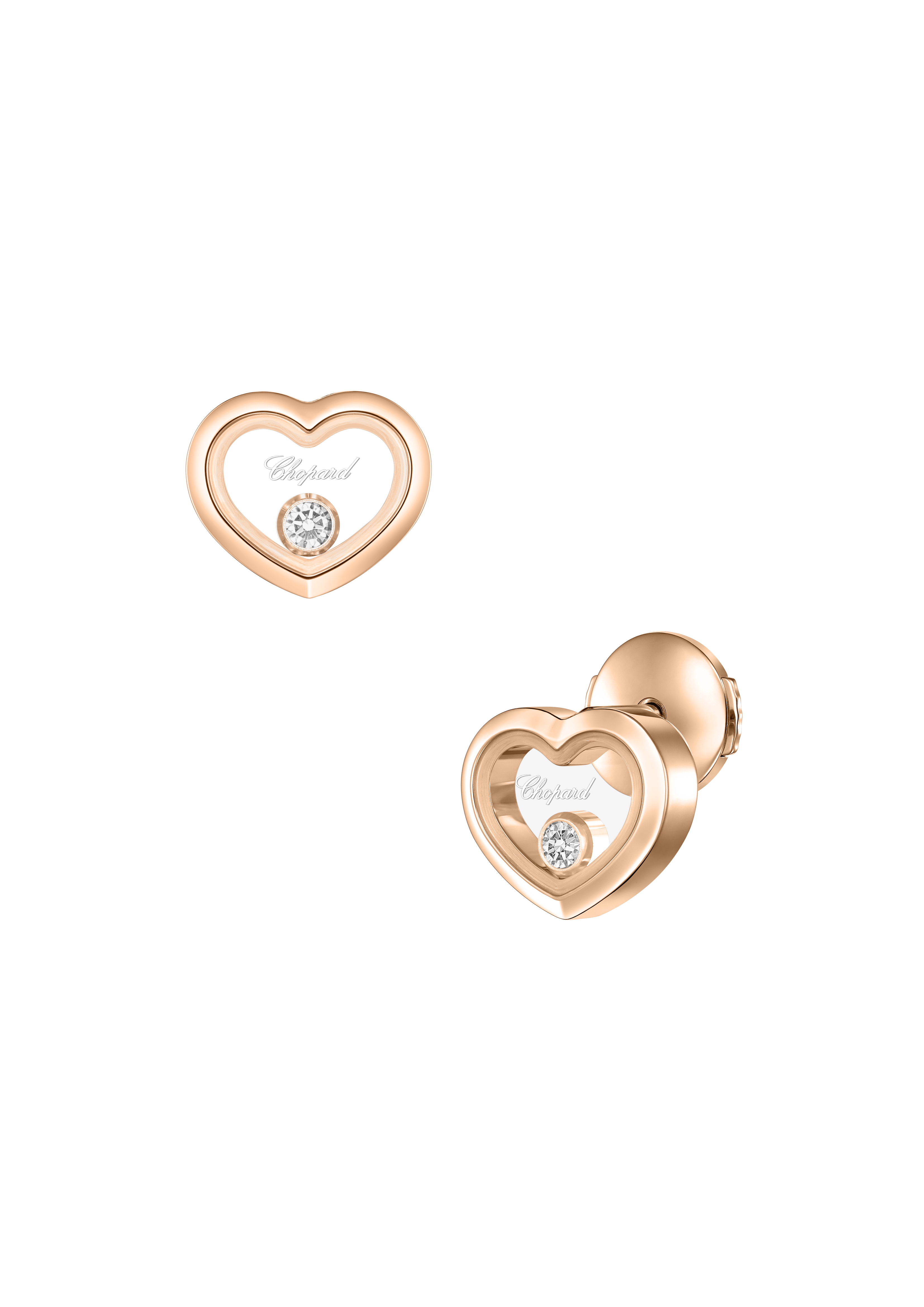 Luxury Diamond Earrings Happy Diamonds Icons | Chopard® 83A192-5001