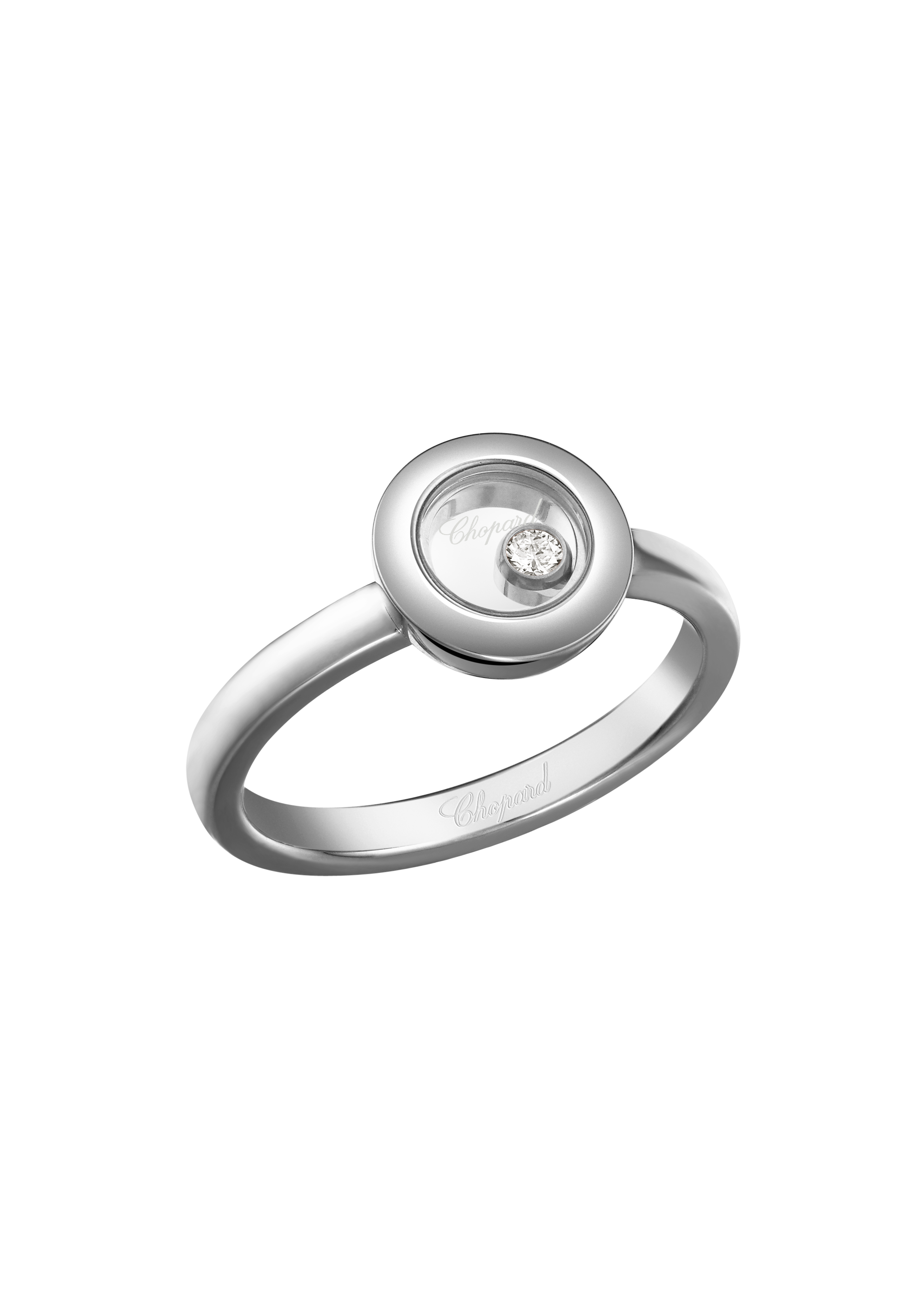 Luxury Diamond Ring Happy Diamonds Icons | Chopard® @82A017-1000