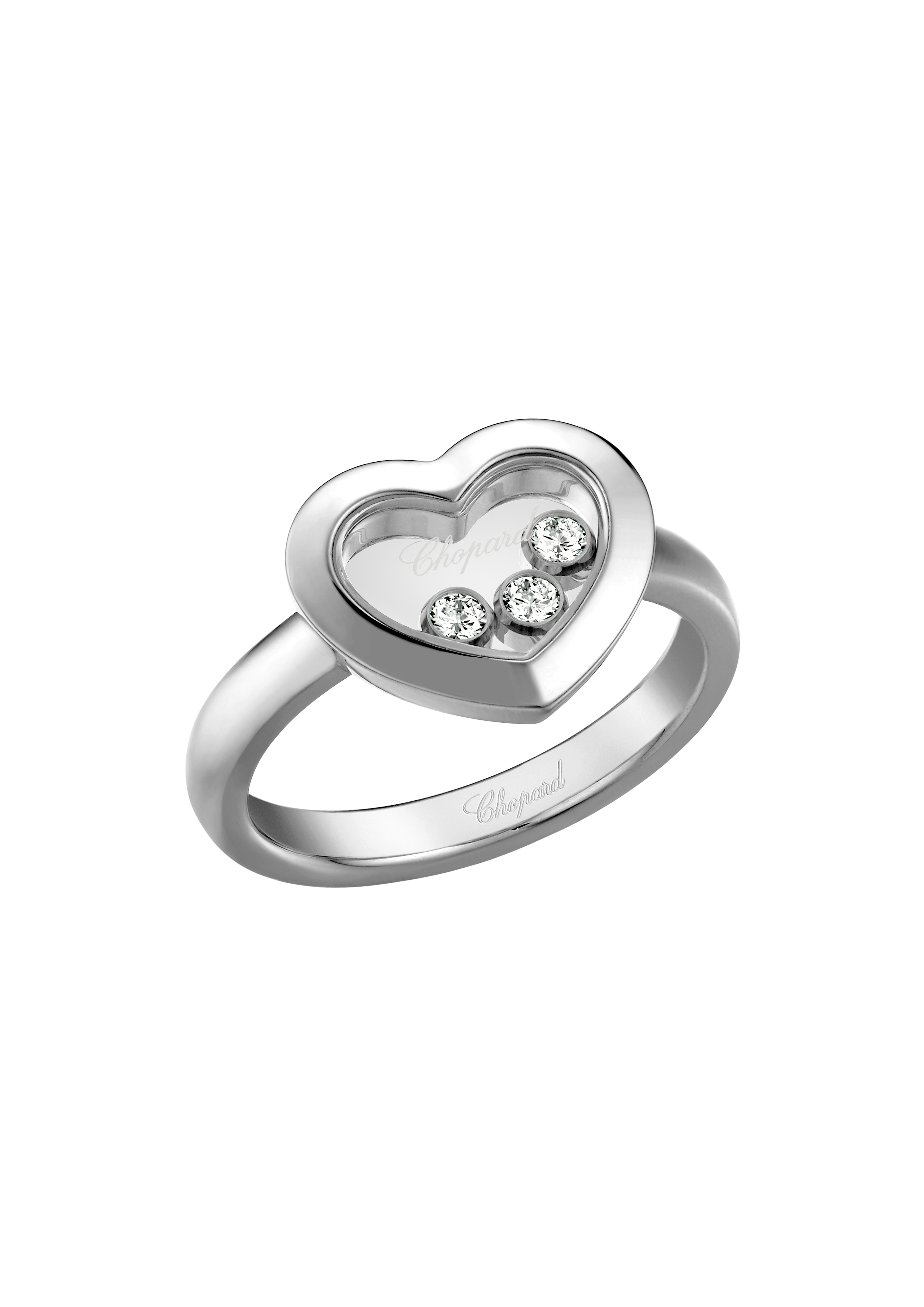 Luxury Diamond Ring Happy Diamonds Icons | Chopard® @82A611-1000