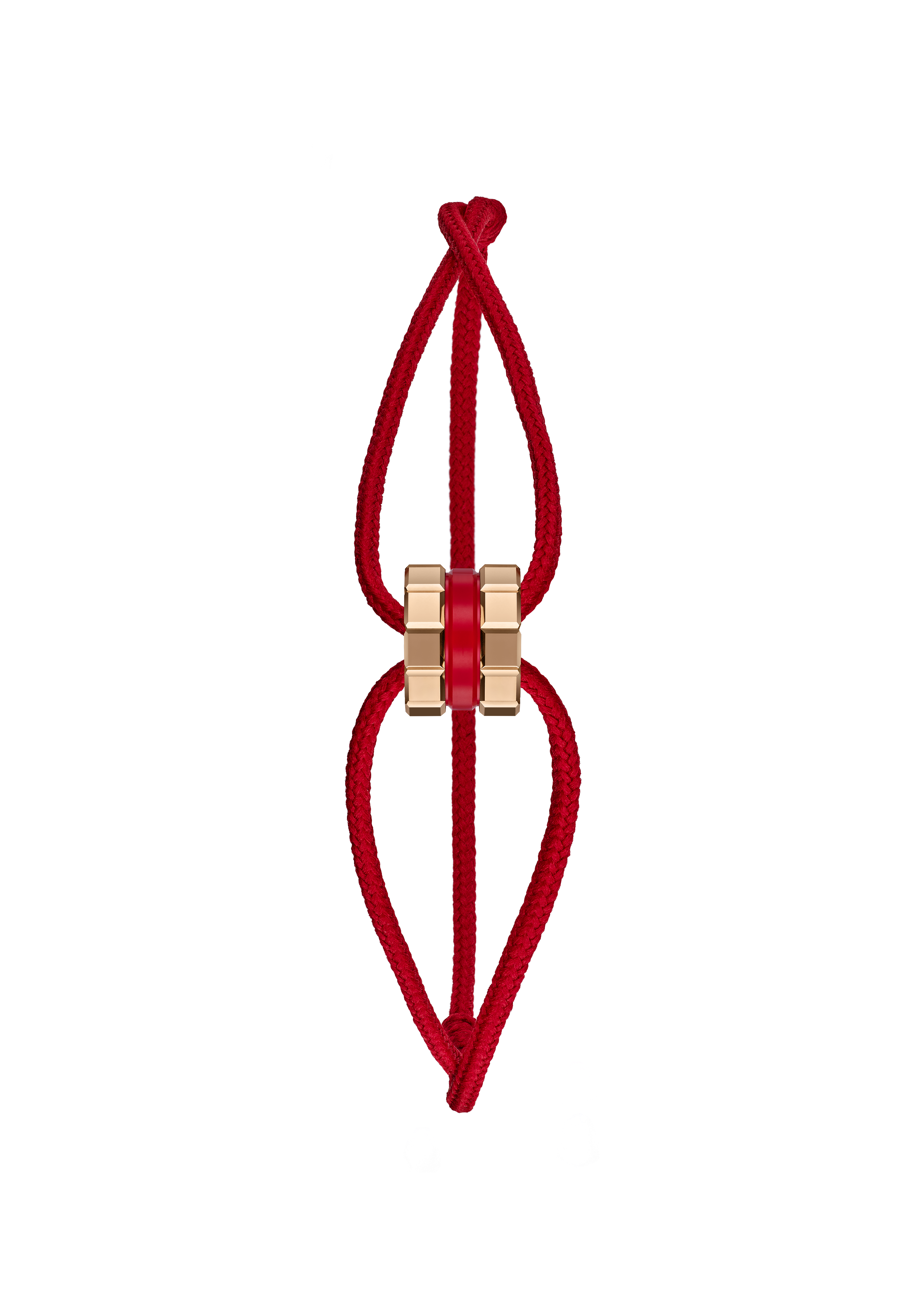 Ice Cube Red HyCeram® Bracelet - thumbnail 2
