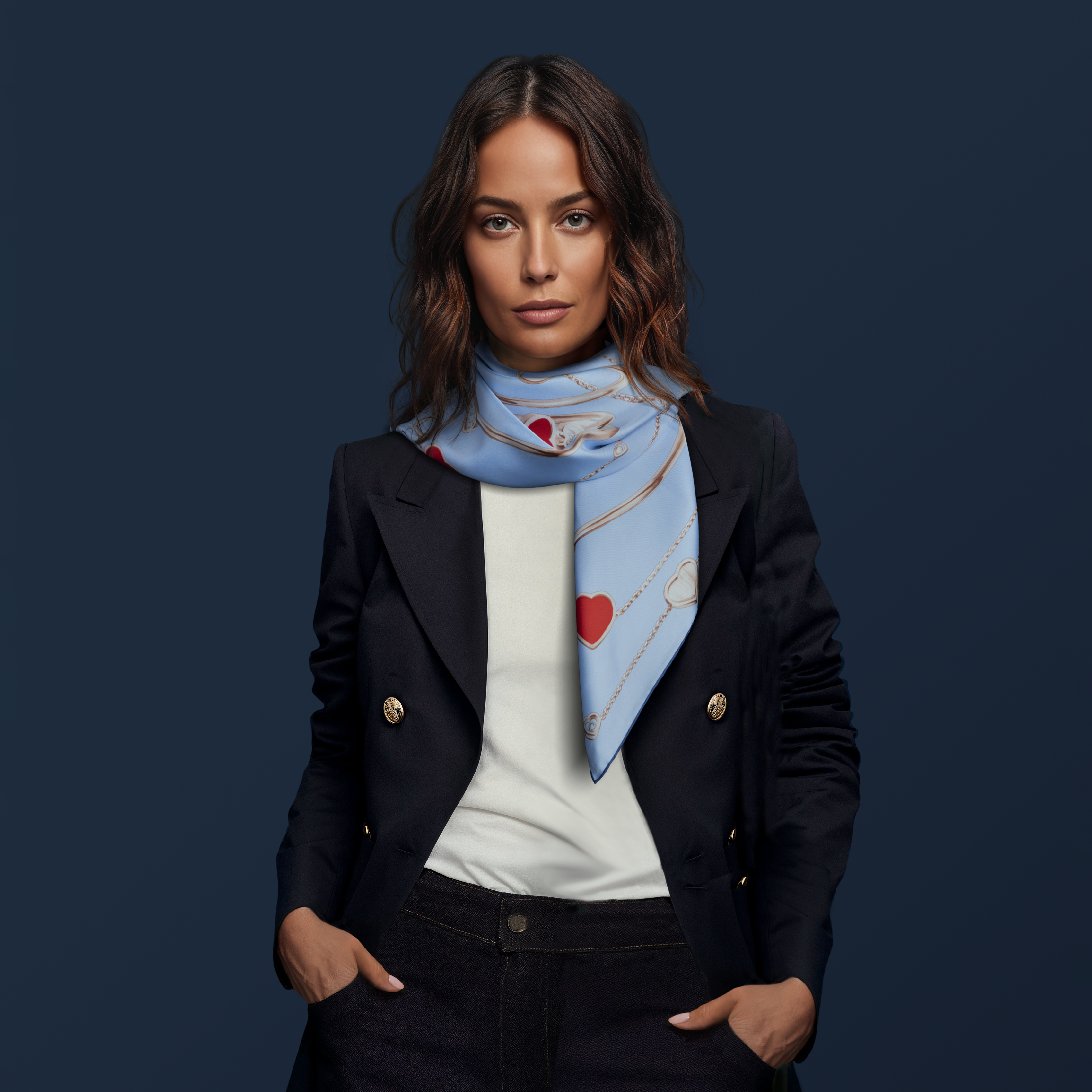 HAPPY HEARTS SCARF - thumbnail 4