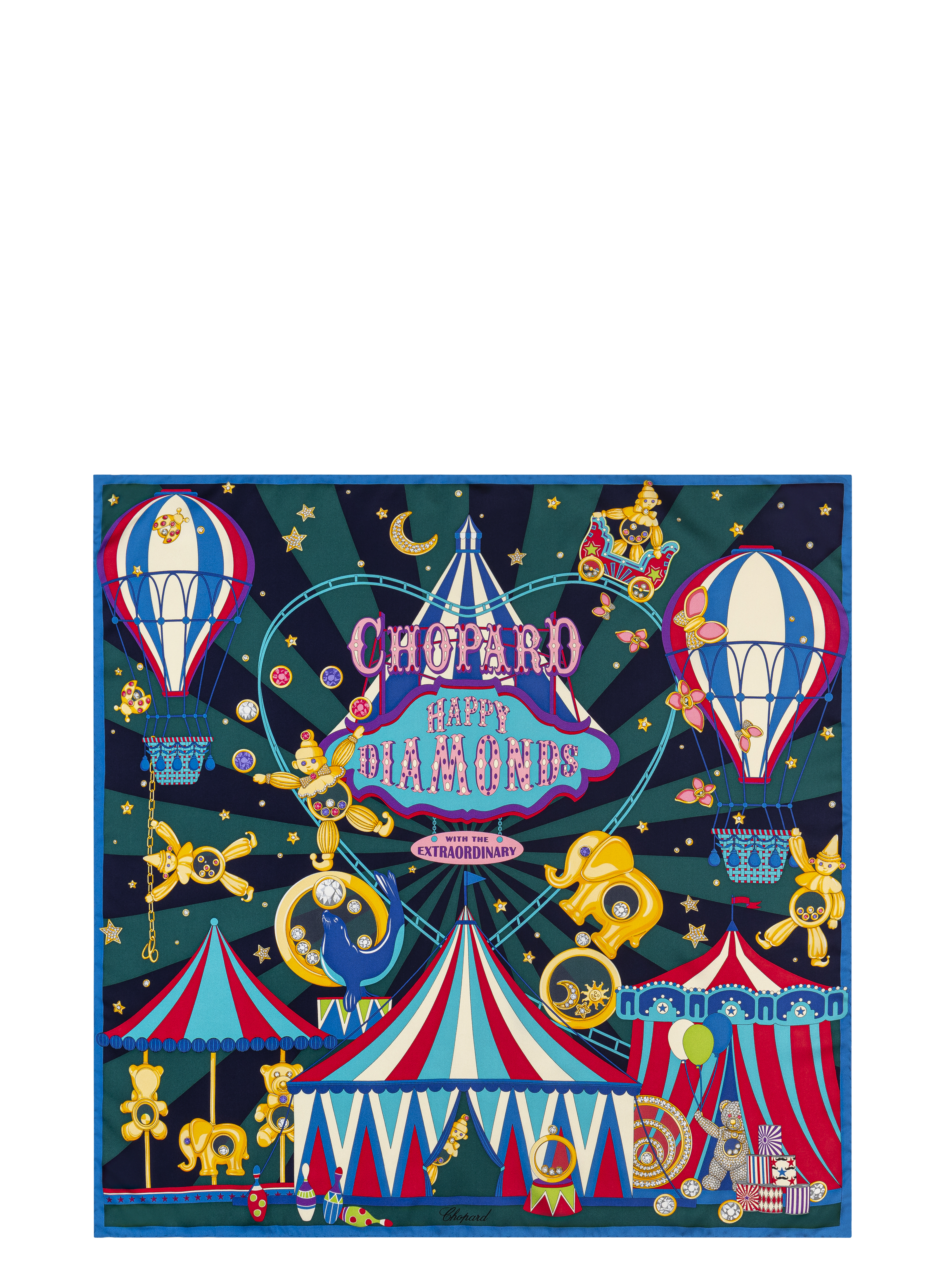 HAPPY CIRCUS SCARF