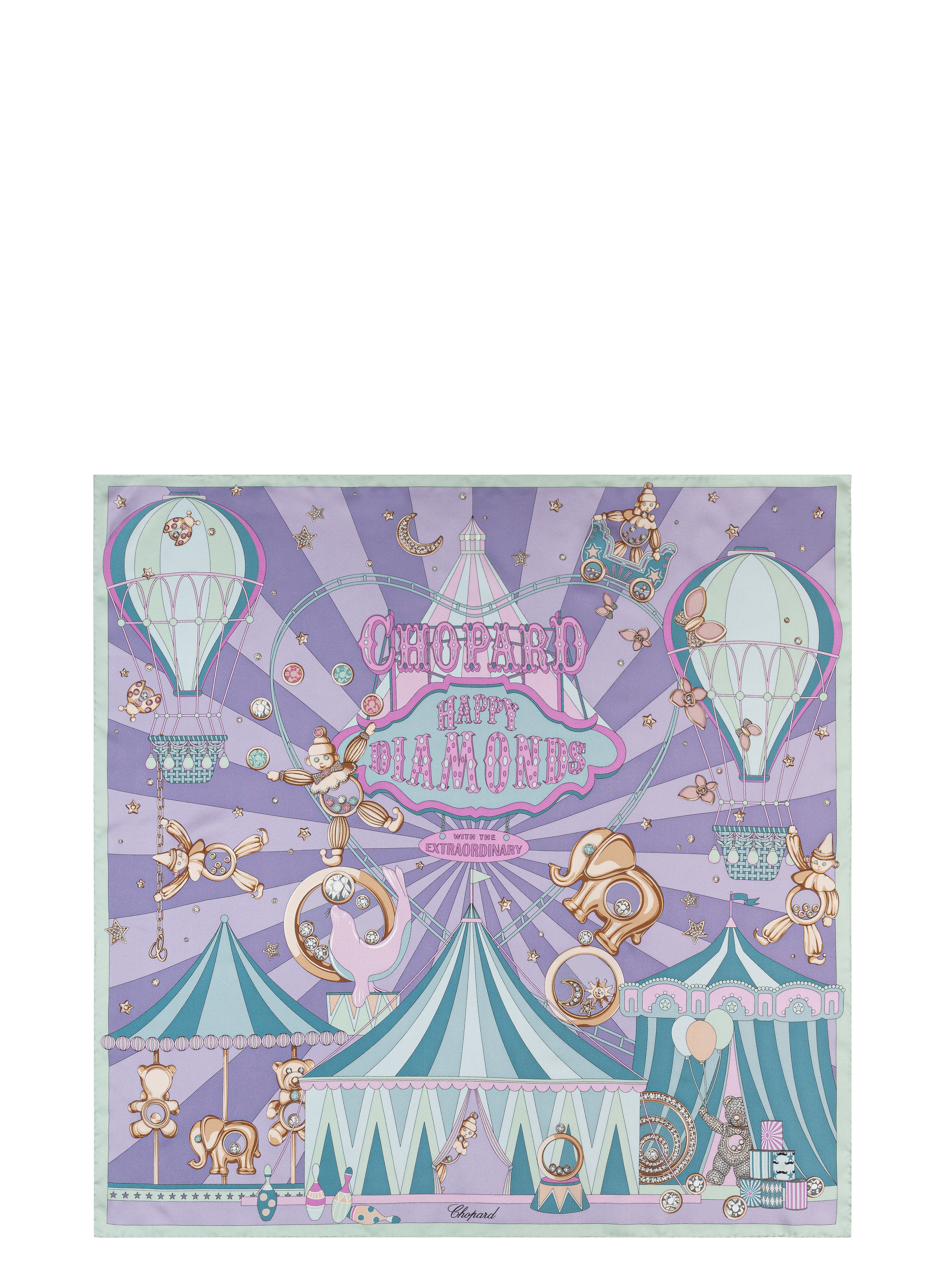HAPPY CIRCUS SCARF