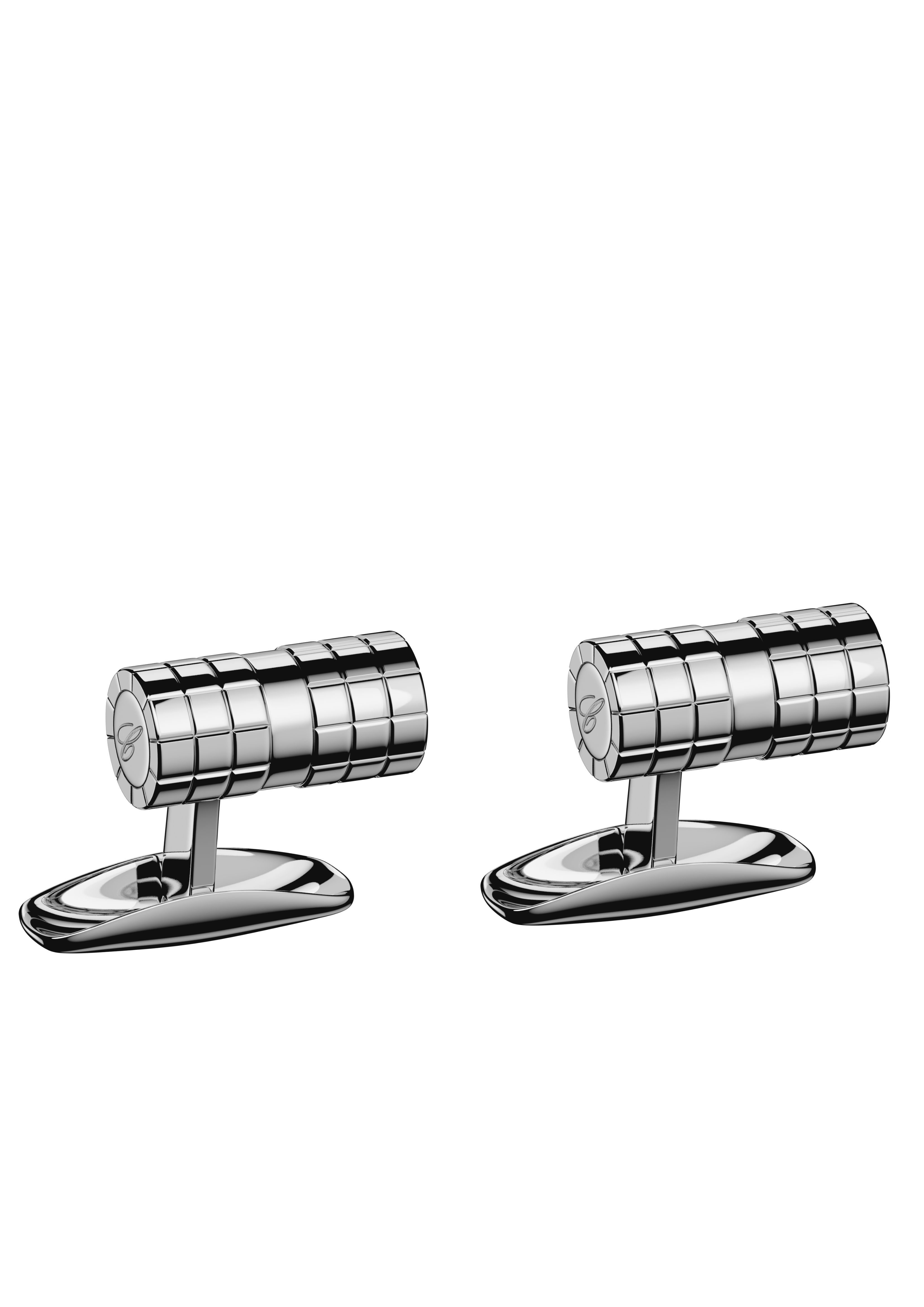 Ice Cube Cylindrical Cufflinks