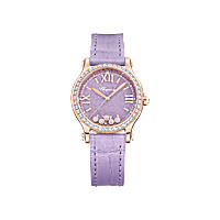 Chopard Happy Sport Women Diamond Watch Front view