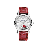 Chopard Happy Sport Damen Diamant Uhr Vorderansicht