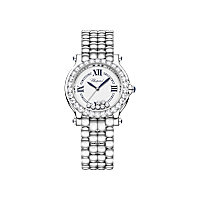 Chopard Happy Sport Unisex Diamond Watch Front view