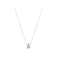 Chopard - Diamond Pendant Ice Cube 797005-1003 front view