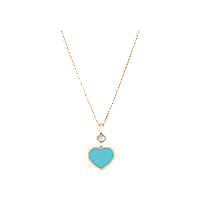 Chopard - Diamond Pendant Happy Hearts 797482-5401 front view