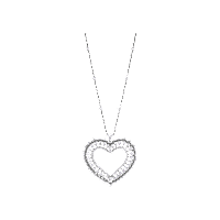 Chopard - Diamond Pendant Precious Lace C&oelig;ur 798353-1001 front view