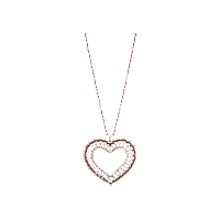 Chopard - Diamond Pendant Precious Lace C&oelig;ur 798353-5001 front view