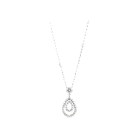 Chopard - Diamond Pendant L'Heure du Diamant 799066-1001 front view