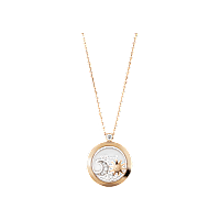 Chopard - حلية متدلية هابي صن، مون أند ستارز 799434-5201 عرض أمامي