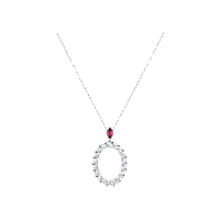 Chopard - Diamond Pendant L'Heure du Diamant Marquise 79A061-1301 front view
