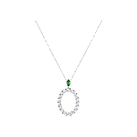Chopard - Diamond Pendant L'Heure du Diamant Marquise 79A061-1401 front view