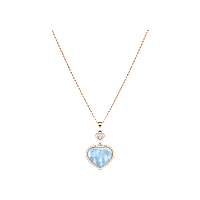 Chopard - Ciondolo Diamanti Happy Hearts 79A074-5340 Vista frontale