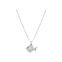 Chopard - Diamond Pendant Happy Diamonds Fish 79A205-1201 front view