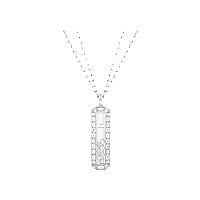 Chopard - Diamond Pendant Happy Diamonds Icons Joaillerie 79A209-1001 front view