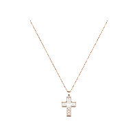 Chopard - Diamond Pendant Happy Diamonds Cross 79A409-5001 front view