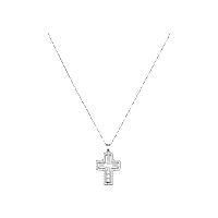 Chopard - Diamant Anh&auml;nger Happy Diamonds Cross 79A410-1001 Vorderansicht