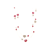Chopard - Diamond Necklace Happy Hearts 817482-5906 front view