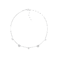 Chopard - Collar My Happy Hearts 81A089-1401 Vista frontal