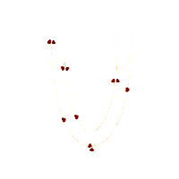 Chopard - Necklace Happy Hearts Wings 81A183-5801 front view
