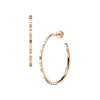 Chopard - Boucles d'oreilles Ice Cube 837702-5007 Vue de face et 3/4