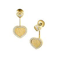 Chopard - イヤリング ハッピーハート 83A107-0921 正面＆3/4ビュー