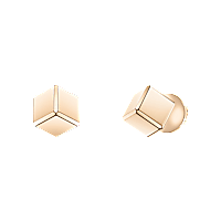 Chopard - 耳环 Ice Cube Be Cube系列 83A661-5001 正面及3/4视图