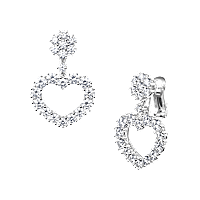 Chopard - Diamond Earclips L'Heure du Diamant 849070-1001 front & 3/4 view