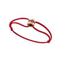 Chopard - Bracelet Ice Cube Red HyCeram&reg; Bracelet 857005-9001 fastened in a loop with the buckle view