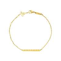 Chopard - Bracelet Ice Cube 857702-0001 fastened in a loop with the buckle view