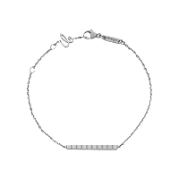 Chopard - Bracelet Ice Cube 857702-1001 fastened in a loop with the buckle view