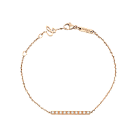Chopard - Bracciale Diamanti Ice Cube 857702-5003 Vista fissata in un anello con fibbia