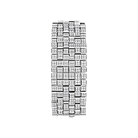 Chopard - Diamond Bracelet Ice Cube 858885-1002 fastened in a loop with the buckle view