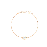 Chopard - Pulsera Diamantes Happy Diamonds Icons 85A192-5001 Vista abrochada en bucle con hebilla