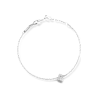 Chopard - Diamond Bracelet Ice Cube Be Cube 85A661-1001 fastened in a loop with the buckle view