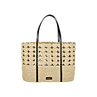 Chopard Happy Hearts Raffia Bag for women - front view