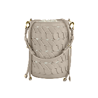 Chopard Happy Hearts Pelle di vitello martellata Borsa da donna - veduta frontale