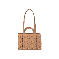 Chopard Happy Hearts Pelle di vitello martellata Borsa da donna - veduta frontale