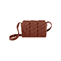 Chopard Happy Hearts Pelle di vitello martellata Borsa da donna - veduta frontale