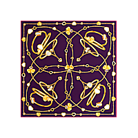 purple - 90 x 90 cm Scarve flat view