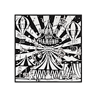 Black & white - 90 x 90 cm (35.4" x 35.4") Scarf flat view