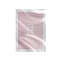 Chopard Rose - 100 x 140&nbsp;cm Couverture Ourson vue avant